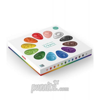 OMMO Baby Crayon  สีเทียนปลอดสารพิษ ชุด 12 สี